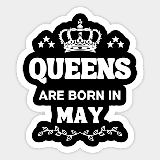 May Birthday Sticker